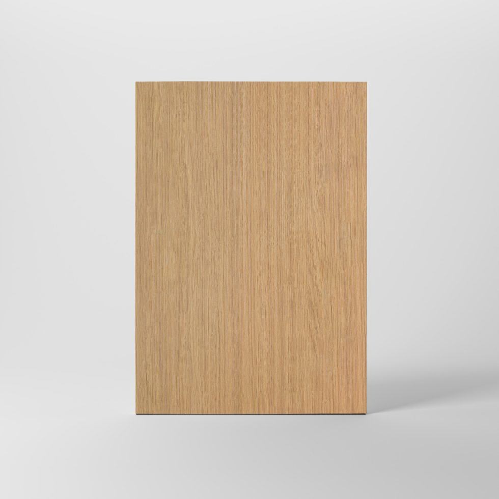 Slät kökslucka i laminat färg Ek Natur